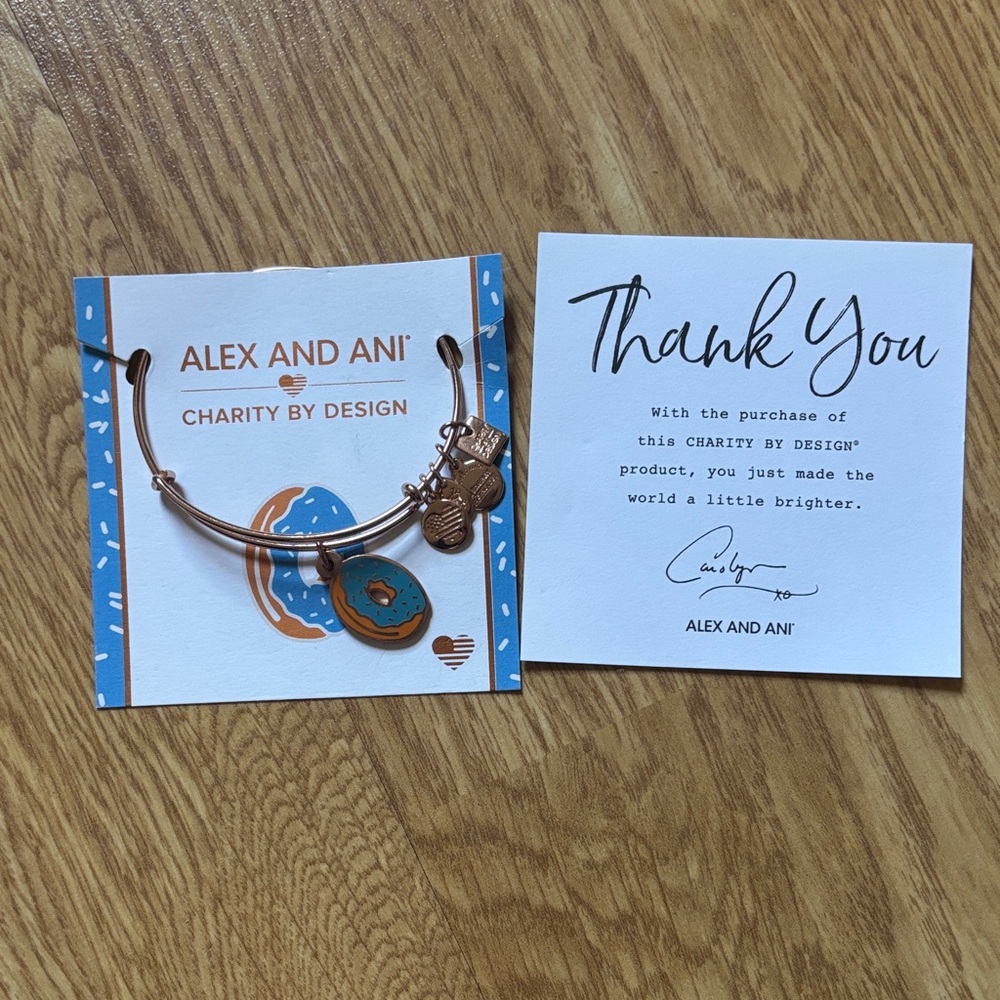 Alex and Ani Donut Bracelet